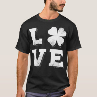 St patricks day Grönt Manar Kvinnor Kids KÄRLEK T Shirt