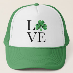 St. Patrick's day Grönt schamprockar Keps
