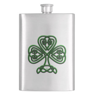 St patricks day Grönt Shamrock Fickplunta