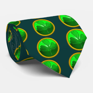 ST PATRICK'S DAY GRÖNT SHAMROCK GEMSTONE JEWEL SLIPS