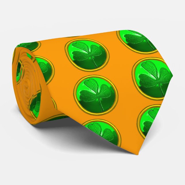 ST PATRICK'S DAY GRÖNT SHAMROCK GEMSTONE JEWEL SLIPS (Rullad)