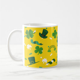 St patrick's day Grönt shenanigans Kaffemugg