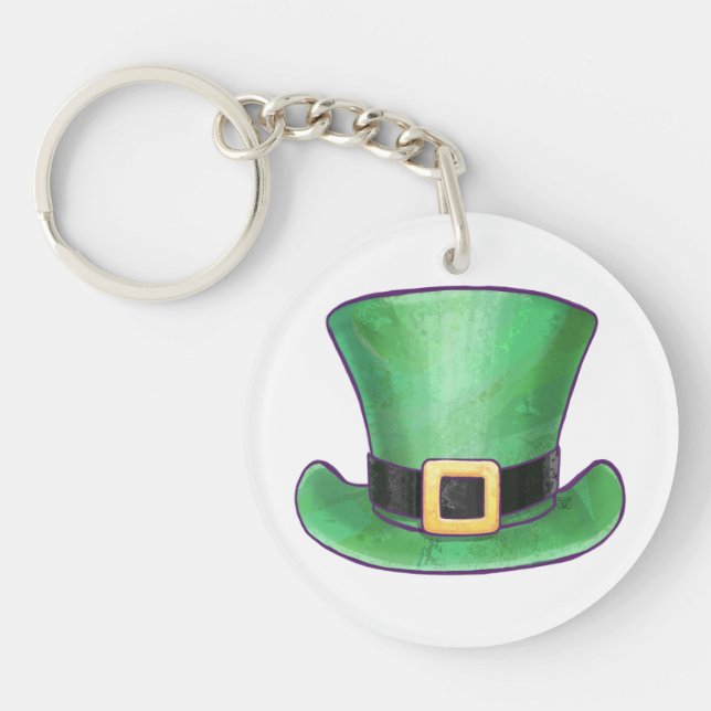 St. Patrick's Day Grönt Top hat (Framsidan)