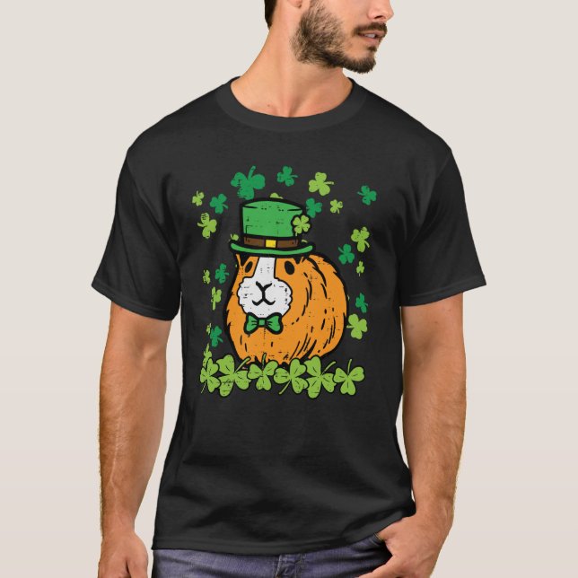 St patricks day Guinea Gris Saint Pattys Paddys Ma T Shirt (Framsida)