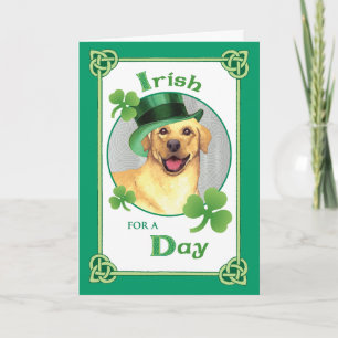 St. Patrick's Day Gul lab Kort