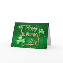 St. Patrick's Day Guld Shamrock