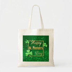 St. Patrick's Day Guld Shamrock Tygkasse