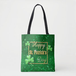 St. Patrick's Day Guld Shamrock Tygkasse