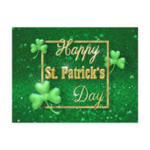 St. Patrick's Day Guld Shamrock