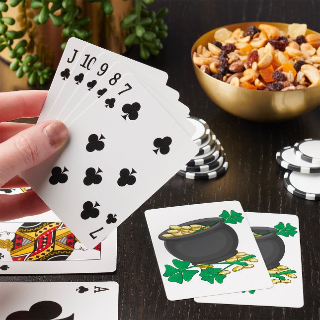 St Patricks Day Guldgryte och Lyckosammet  Casinokort (Skapare uppladdad)