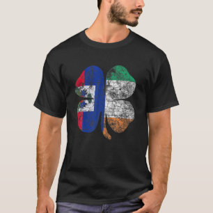 st patricks day Haiti Irish Shamrock Ireland Haiti T Shirt