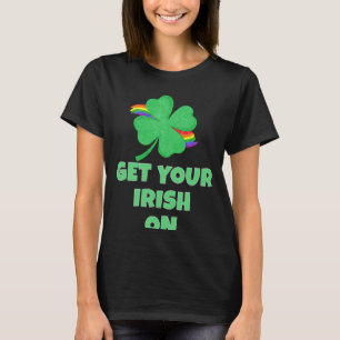 St patrick's day hämta iriska på t shirt