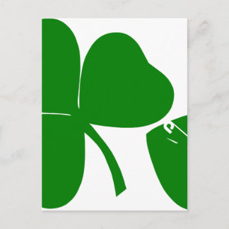 St patrick's day - Hämta Lucky 3 + 1 löv = 4 Vykort