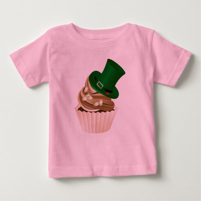 St patricks day Hat Cupkaka Tee (Framsida)