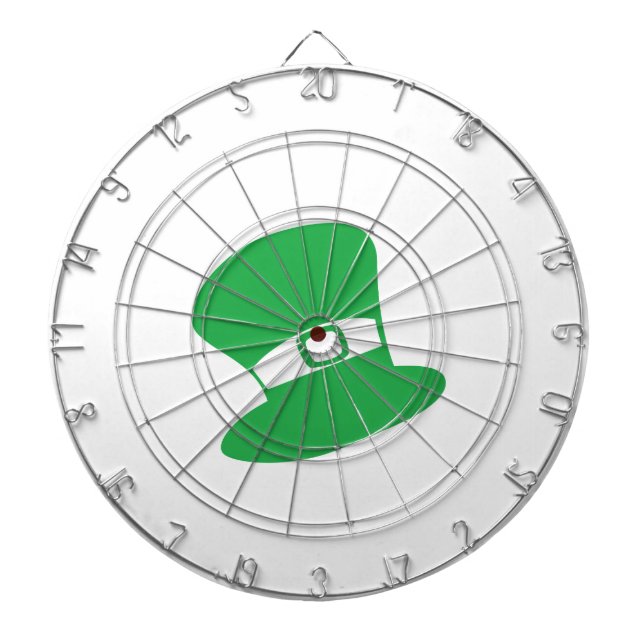 St. Patrick's Day Hat Metall Cage Dartboard Darttavla (Framsidan)