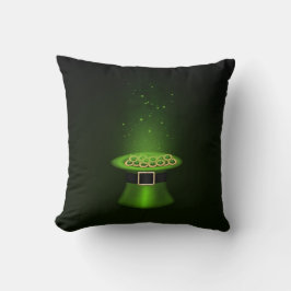St. Patrick's Day Hat Mynt-Pillow Kudde