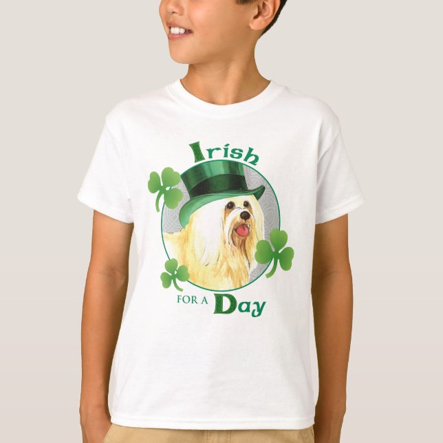 St. Patrick's Day Havanese T-shirt (Framsida)