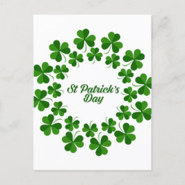 St patrick's day Helgdag vykort