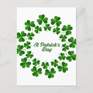 St patrick's day Helgdag vykort