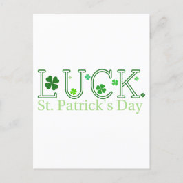 St patrick's day Helgdag vykort