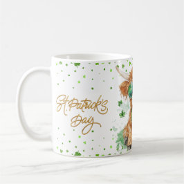 "St. Patrick's Day Highland Cow Mugg 11oz