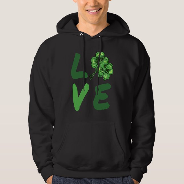 St Patricks Day Hoodie (Framsida)