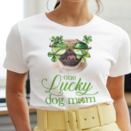 St patrick's day Hund Anpassningsbar Mamma Photo F T Shirt