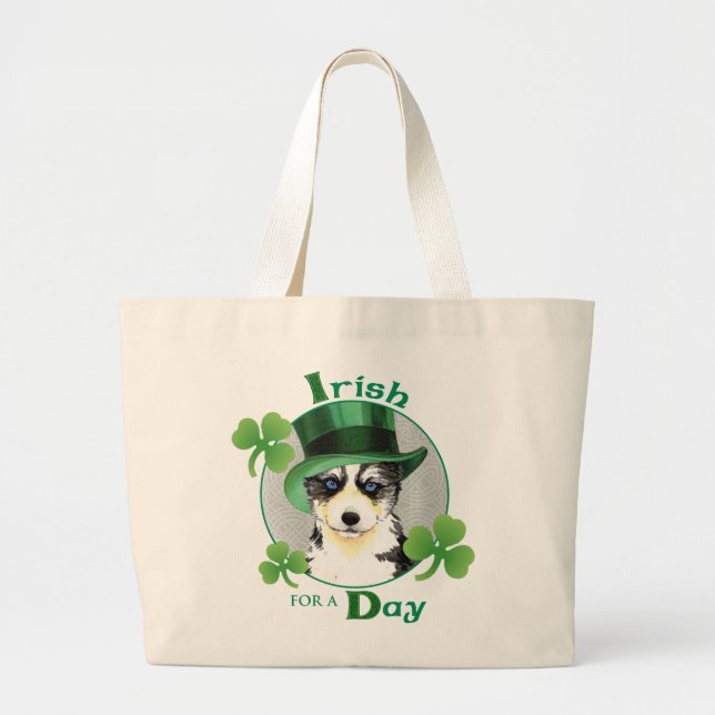 St. Patrick's Day Husky Jumbo Tygkasse (Framsidan)