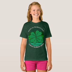 St. Patrick's Day I dag är jag iriska 4 Löv Klöver T Shirt