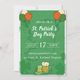 St patricks day inbjudan