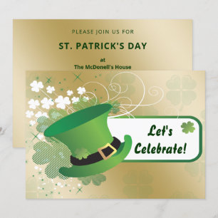 st patricks day-inbjudan inbjudningar