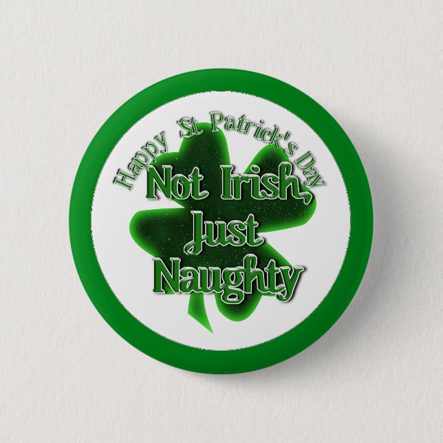 St. Patrick's Day - inte Irish, bara Naughty Knapp (Framsida)