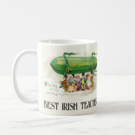 St. Patrick's Day Ireland Best Irish Teacher Rolig Kaffemugg