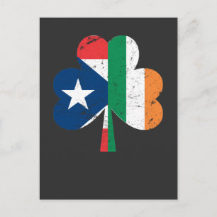 St patricks day Ireland Irish Puerto Rican Vykort