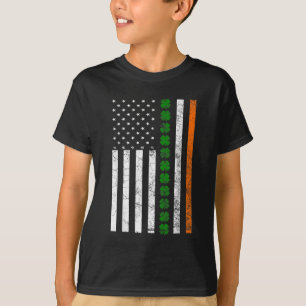 St. Patricks Day Irish American Flagga Ireland Sha T Shirt