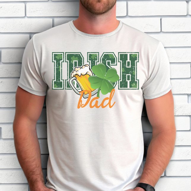 St. Patrick's Day Irish Beer Klöver Pappa T-shirt (Skapare uppladdad)