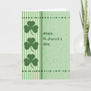 St. Patrick's Day Irish Blating Card Kort
