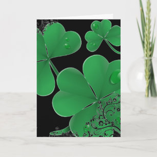 St. Patrick's Day Irish Blating Greeting Card Kort