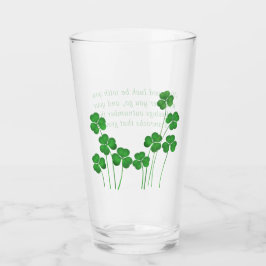 St. Patrick's Day Irish Bluting Pint Glass Glaskopp
