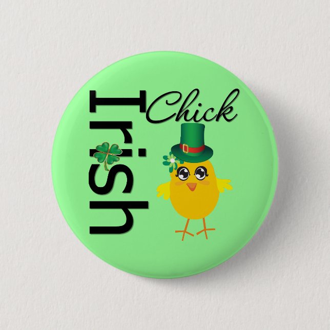 St. Patrick's Day Irish Chick Knapp (Framsida)