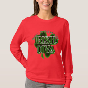 St. Patrick's Day Irish Diva Tee Shirt