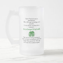 St. Patrick's Day Irish Drinking Toast Beer Mugg