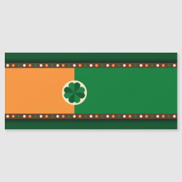 St patrick's day Irish Flagga Shamrock