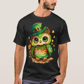 St Patricks Day Irish Funny Owl Saint Patricks Day T Shirt