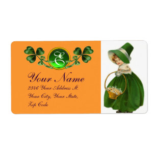 ST PATRICK'S DAY- IRISH GIRL OCH SHAMROCKER FRAKTSEDEL