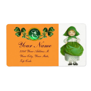 ST PATRICK'S DAY- IRISH GIRL OCH SHAMROCKER FRAKTSEDEL