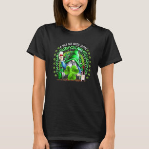 St patrick's day Irish Gnome Drink Vin Shamrock R T Shirt