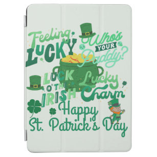 St. Patrick's Day Irish grönt hade tur Shamrock iPad Air Skydd