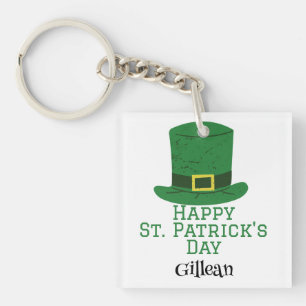 St. Patrick's Day Irish grönt som hade Shamrock