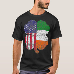St patricks day Irish Ireland American Flagga Sham T Shirt